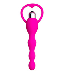 Chapelet anal rose vibrant - AOP-057PNK